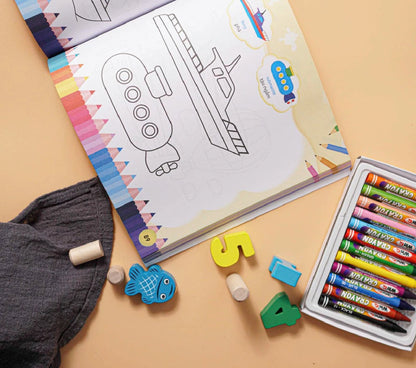 [Pre-order] Sách Tô Màu 9999 - Thỏa Sức Sáng Tạo (Song ngữ Anh Việt cho bé 2-6 tuổi)