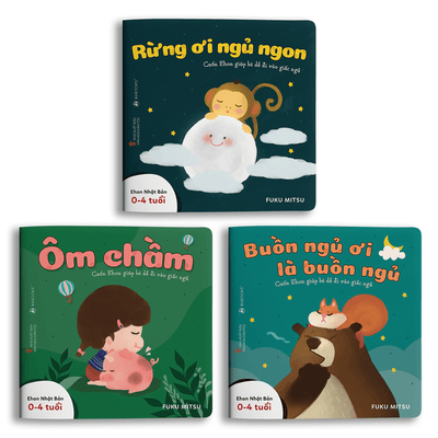 Combo 3Q Ehon Buồn Ngủ Ơi Là Buồn Ngủ