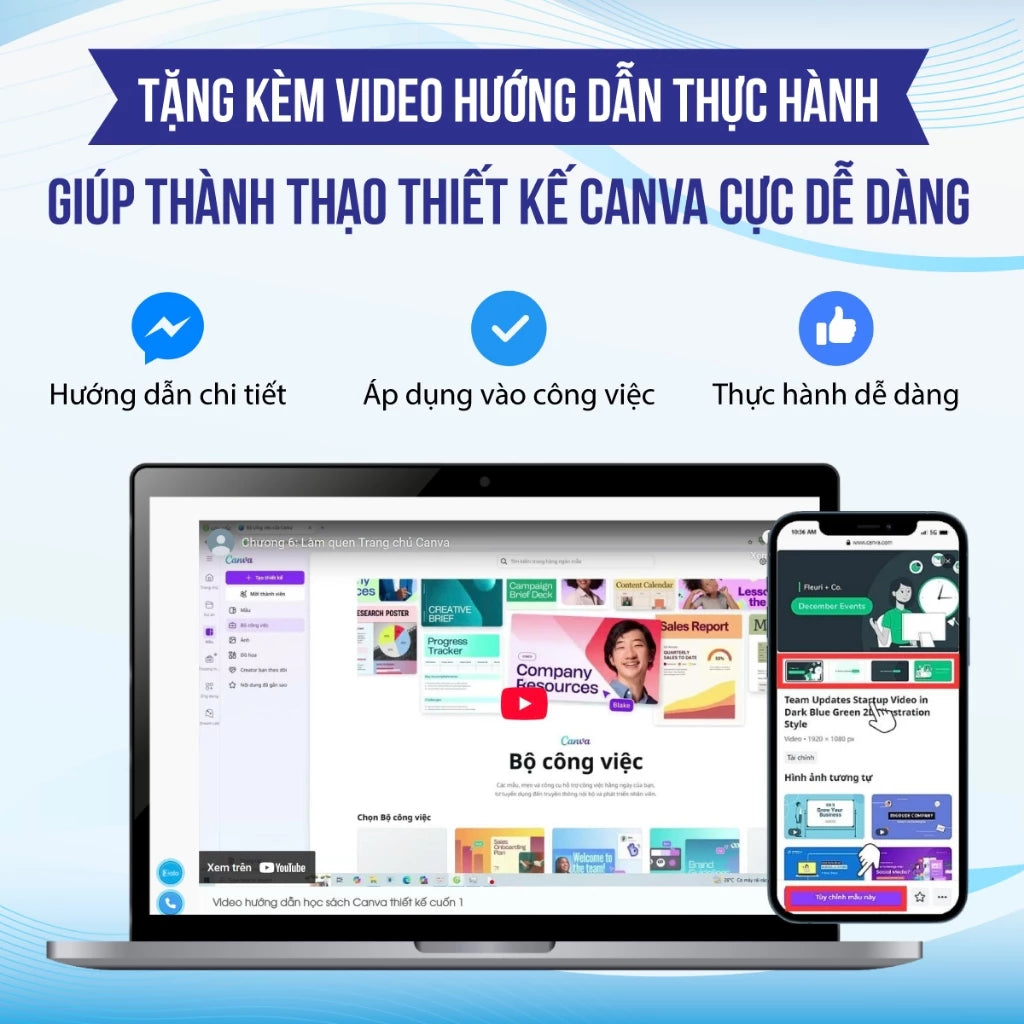 [Pre-order] Bộ 3 Cuốn 21 Ngày Làm Chủ Thiết Kế Canva (Tặng Kèm Video Hướng Dẫn)