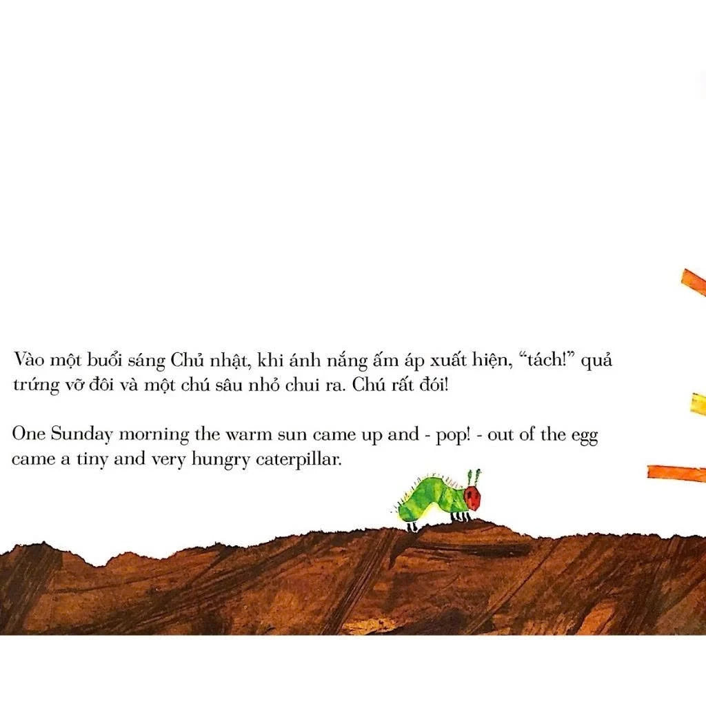 [Pre-order] Chú Sâu Háu Ăn - The Very Hungry Caterpillar (Ehon Song Ngữ cho bé từ 3-8 tuổi)