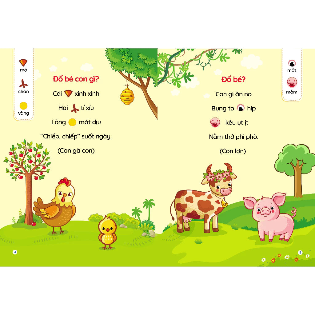 [Pre-order] Câu Đố, Thơ, Truyện, Đồng Dao Cho Bé Tập Nói, Tập Đọc (Bộ 4 Cuốn)