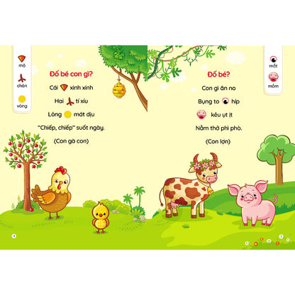 [Pre-order] Câu Đố, Thơ, Truyện, Đồng Dao Cho Bé Tập Nói, Tập Đọc (Bộ 4 Cuốn)