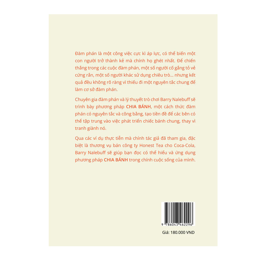 [Pre-order] Chia Bánh - Sự thật về đàm phán