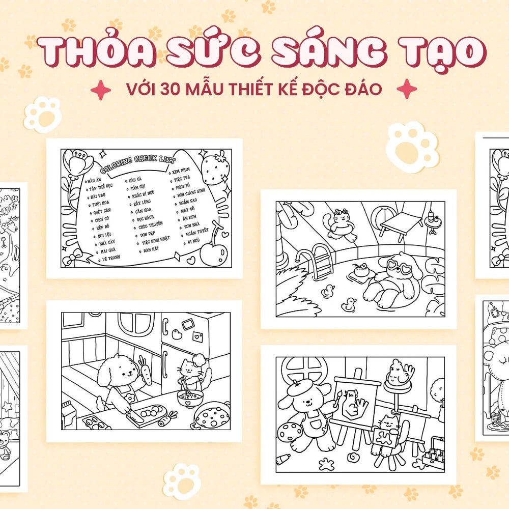 [Pre-order] Tớ có nuôi một chú mèo Cam (Sách tô màu)