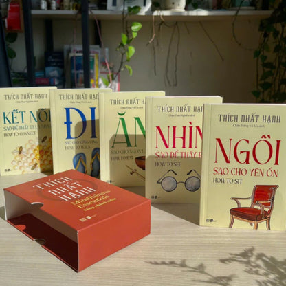 [Pre-order] Boxset 5 Cuốn: Sống Chánh Niệm (Thích Nhất Hạnh)