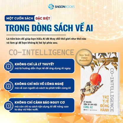 [Pre-order] Trí Tuệ Đồng Hành Co-Intelligence - Kỷ Nguyên Sống và Làm Việc cùng AI