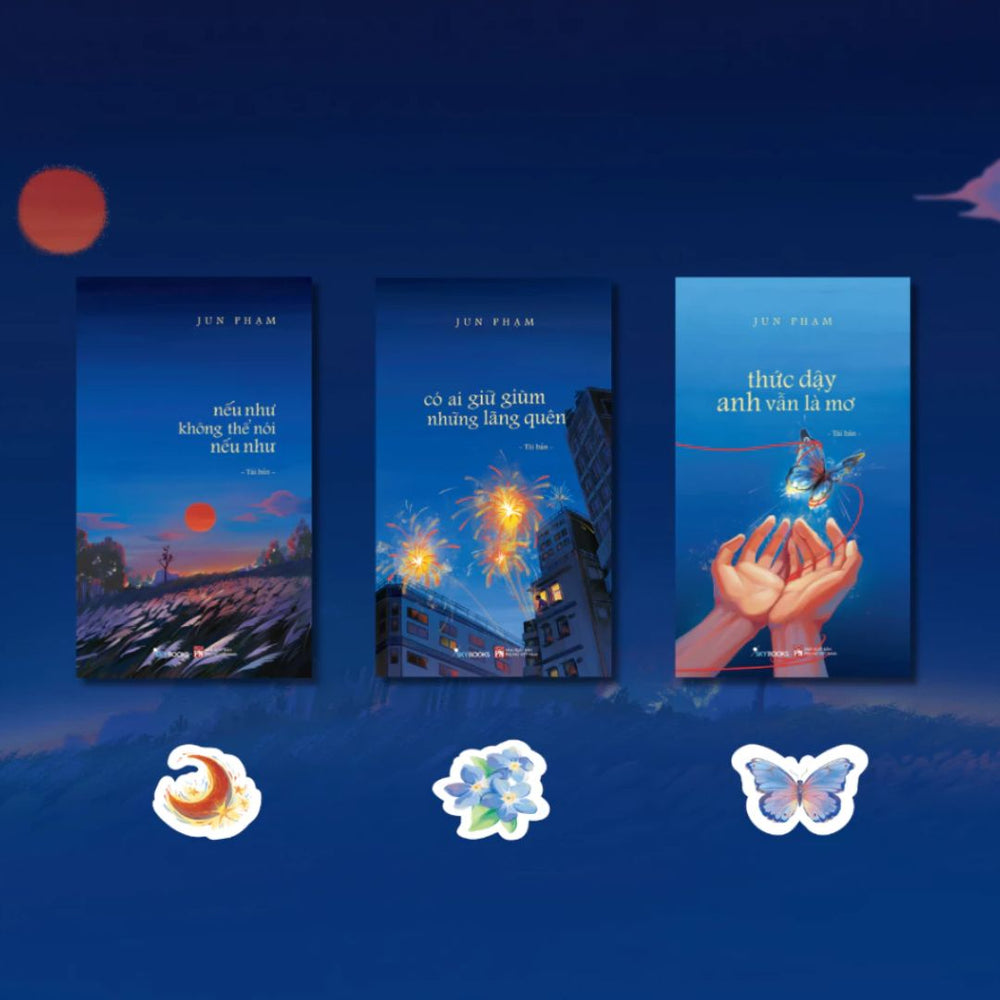Combo 3Q Jun Phạm: Nếu Như Không Thể Nói Nếu Như + Có Ai Giữ Giùm Những Lãng Quên + Thức Dậy Anh Vẫn Là Mơ