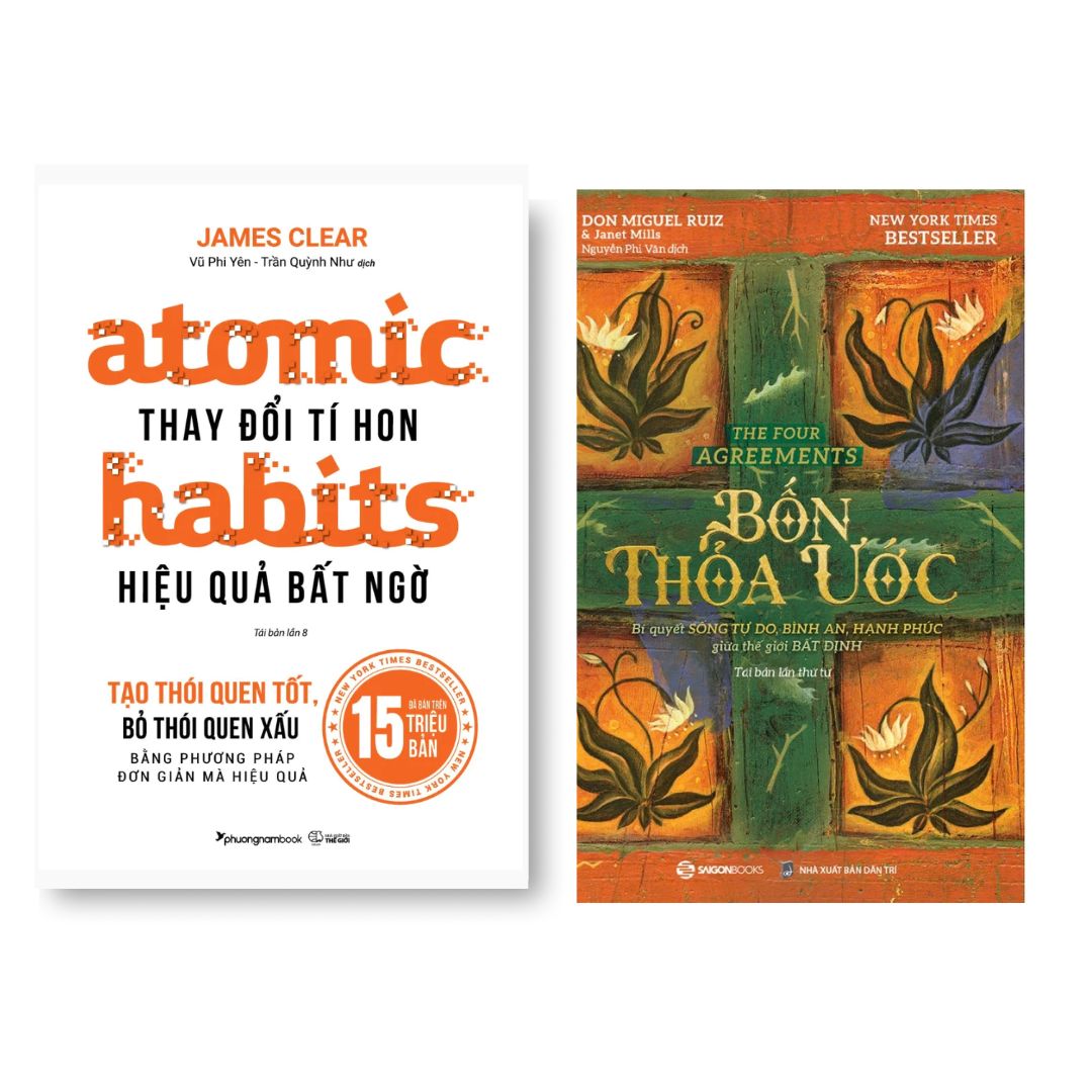 Combo Bốn Thỏa Ước & Atomic Habits