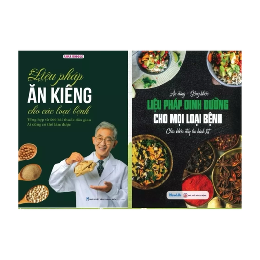 [Pre-order] Combo Liệu Pháp Ăn Kiêng + Liệu Pháp Dinh Dưỡng Cho Mọi Loại Bệnh
