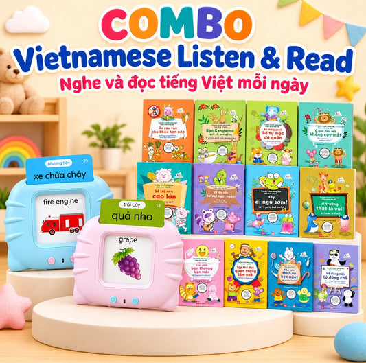 COMBO Vietnamese Listen & Read - Nghe & Nhận biết Tiếng Việt