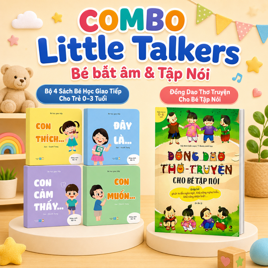 COMBO Little Talker - Bé Bật Âm & Tập Nói