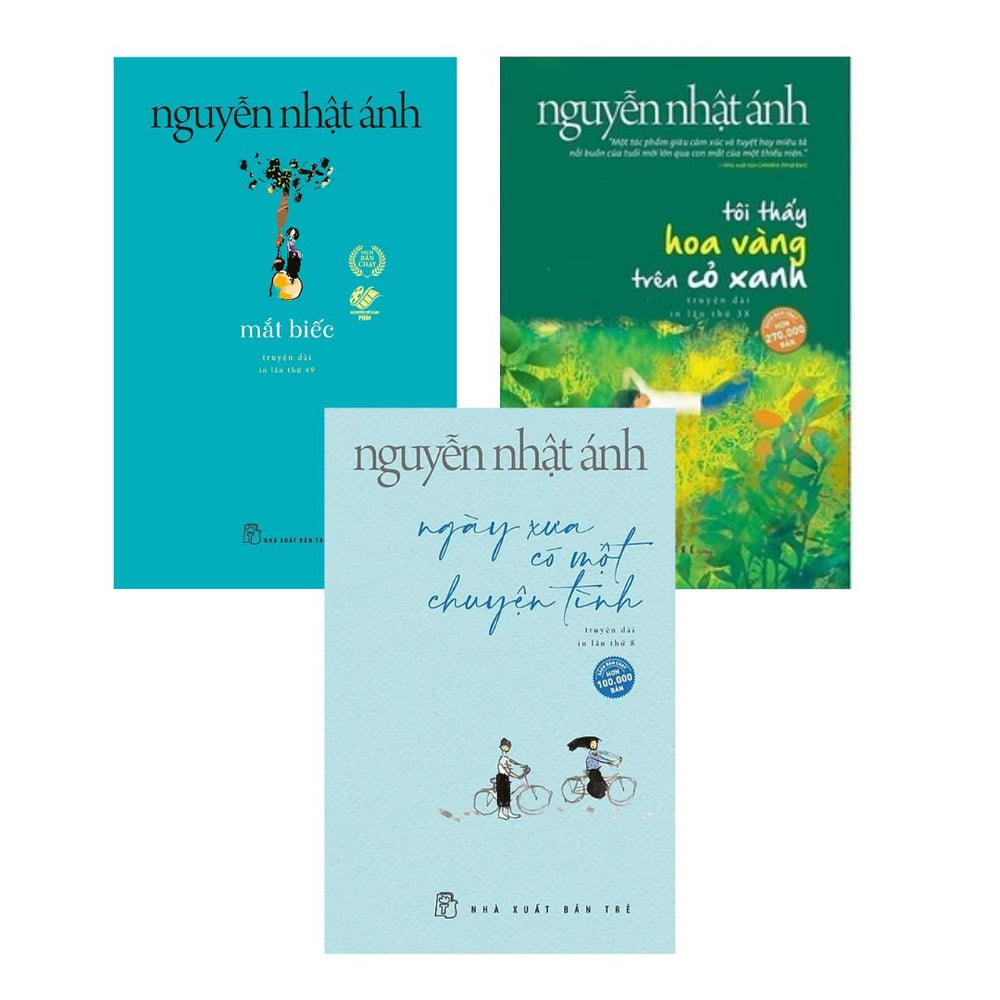 Combo Nguyễn Nhật Ánh: Mắt Biếc + Tôi Thấy Hoa Vàng Trên Cỏ Xanh + Ngày Xưa Có Một Chuyện Tình