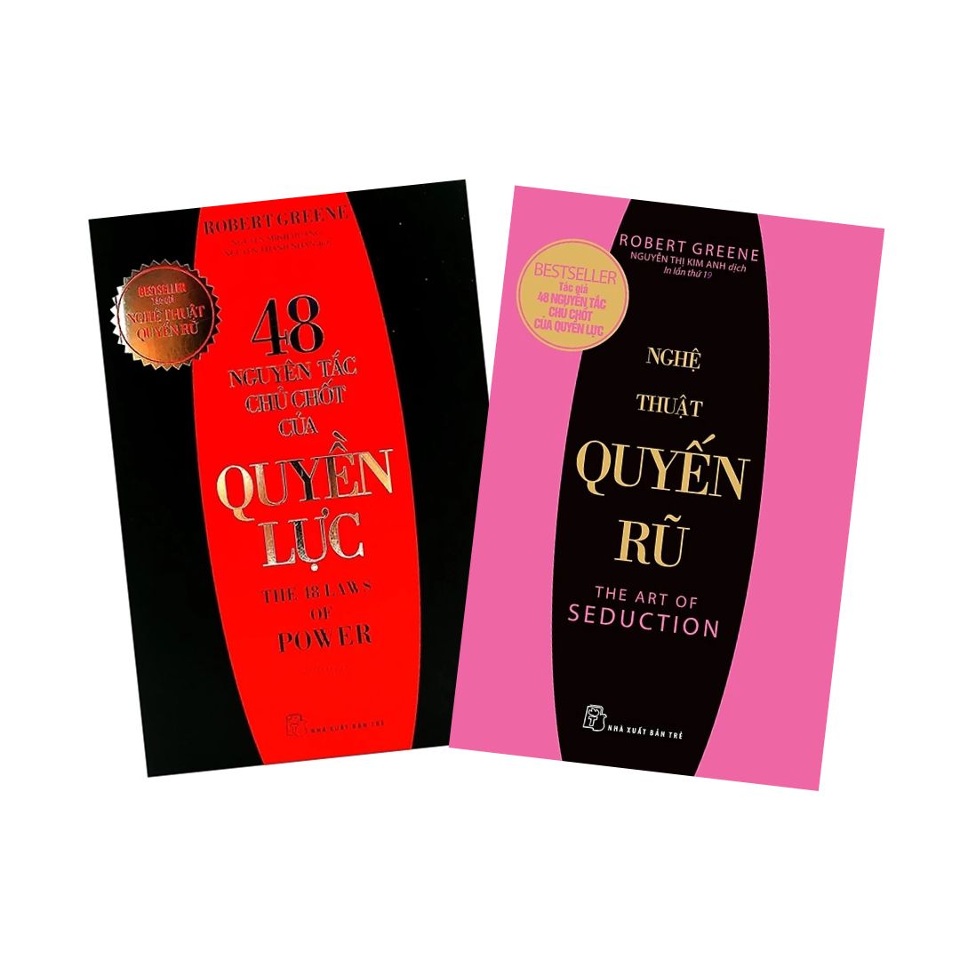 Combo 2Q Robert Greene: 48 Nguyên Tắc Chủ Chốt Của Quyền Lực + Nghệ Thuật Quyến Rũ