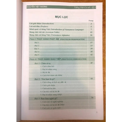 [Pre-order] Combo Tiếng Việt Cơ Sở Dành Cho Người Nước Ngoài Quyển 1 + Quyển 2