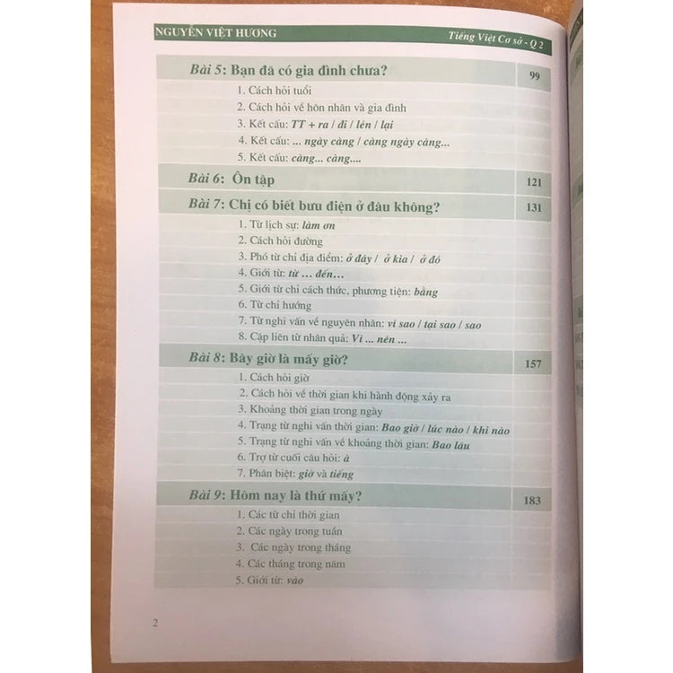 [Pre-order] Combo Tiếng Việt Cơ Sở Dành Cho Người Nước Ngoài Quyển 1 + Quyển 2