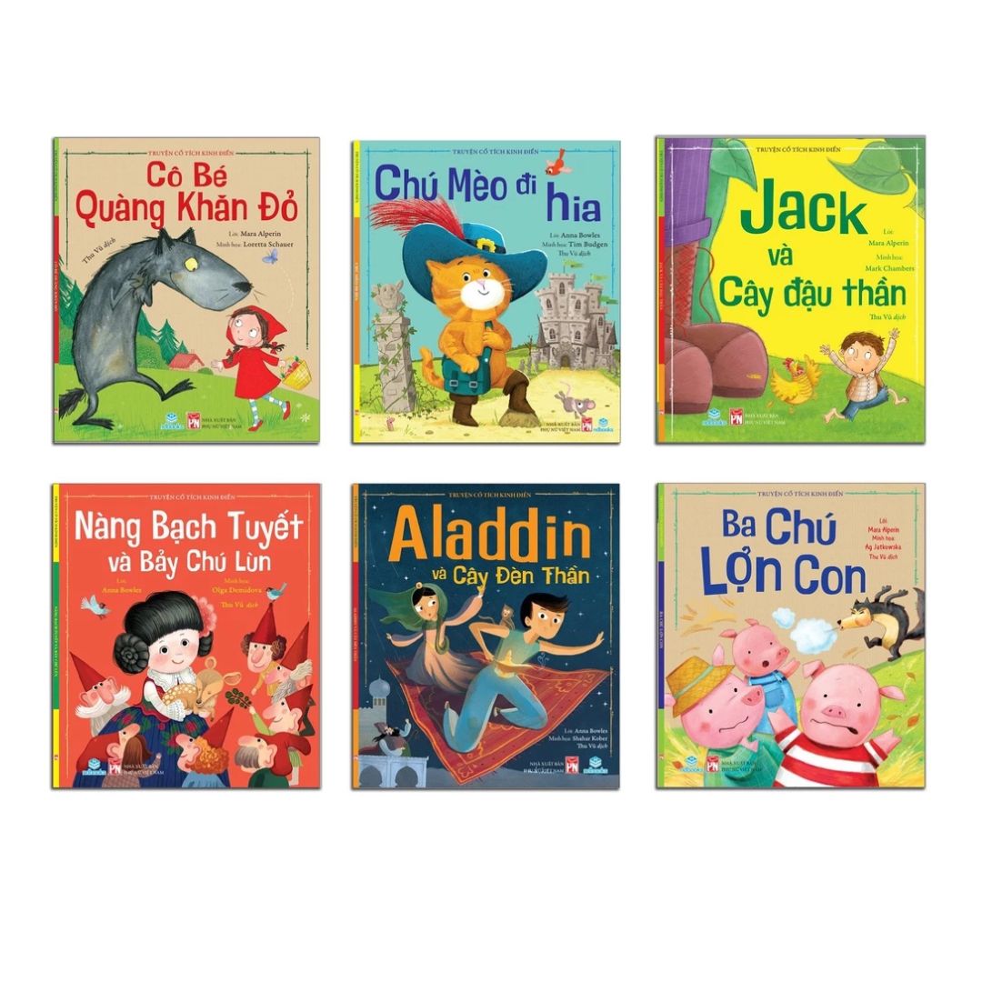 [Pre-order] Combo 6Q Truyện Tranh - Truyện Cổ Tích Kinh Điển