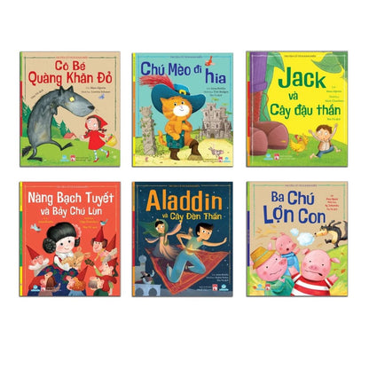 [Pre-order] Combo 6Q Truyện Tranh - Truyện Cổ Tích Kinh Điển