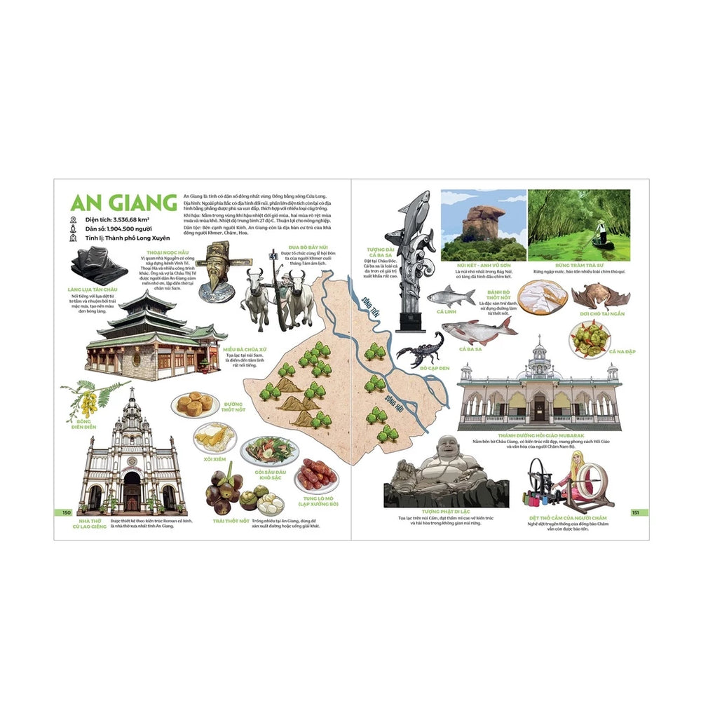 [Pre-order] Đất nước Gấm Hoa - Atlas Việt Nam (bìa cứng)