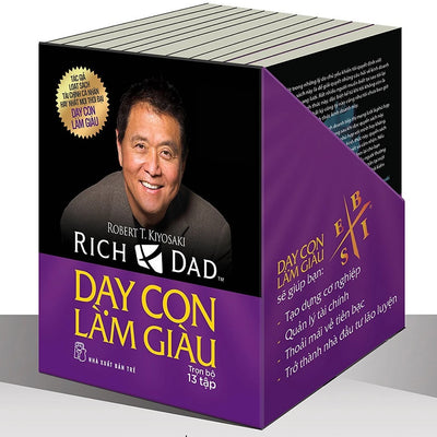 [Pre-order] Cha Giàu Cha Nghèo - Dạy Con Làm Giàu (Boxset Trọn Bộ 13 Tập)