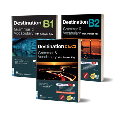 [Pre-order] Trọn Bộ Giáo Trình Destination Grammar & Vocabulary B1, B2, C1&C2 (Phiên bản mới, kèm đáp án)