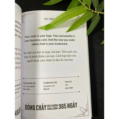 [Pre-order] Sách Song Ngữ Anh Việt: 365 Ngày Dòng Chảy Siêu Trường Năng Lượng - 365 Days Of Super Energy Flow