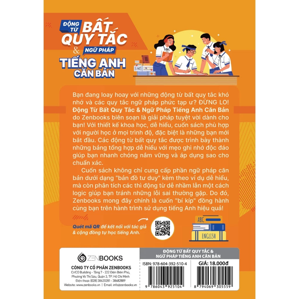 Động Từ Bất Quy Tắc & Ngữ Pháp Tiếng Anh Căn Bản