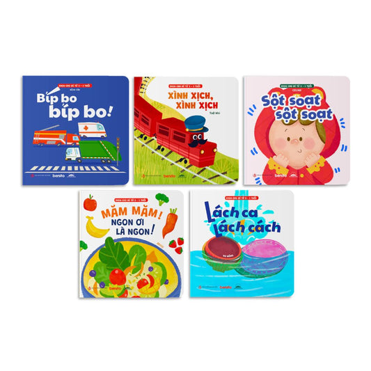 [Pre-order] Combo 5Q Ehon Âm Thanh Cuộc Sống Hằng Ngày (bé 0-3 tuổi)