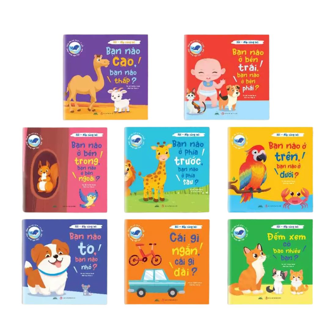 Ehon 8Q Hỏi Đáp Cùng Bé song ngữ Anh Việt 0-3 tuổi tại Tidosa