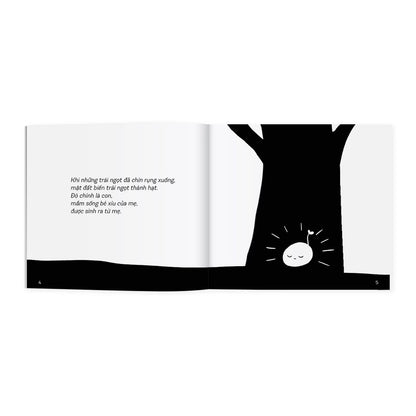 [Pre-order] Ehon kích thích thị giác - Cảm Ơn Con - Dành cho trẻ 0-18 tháng tuổi
