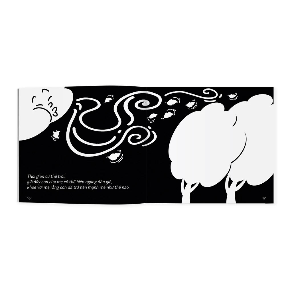 [Pre-order] Ehon kích thích thị giác - Cảm Ơn Con - Dành cho trẻ 0-18 tháng tuổi