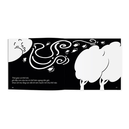 [Pre-order] Ehon kích thích thị giác - Cảm Ơn Con - Dành cho trẻ 0-18 tháng tuổi