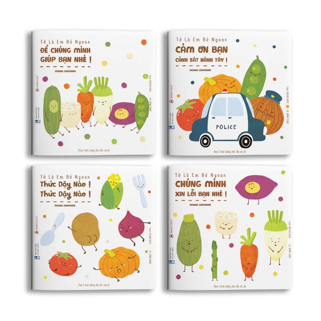 [Pre-order] Ehon 4Q Tớ Là Em Bé Ngoan - Phát triển ngôn ngữ cho bé từ 2 tuổi