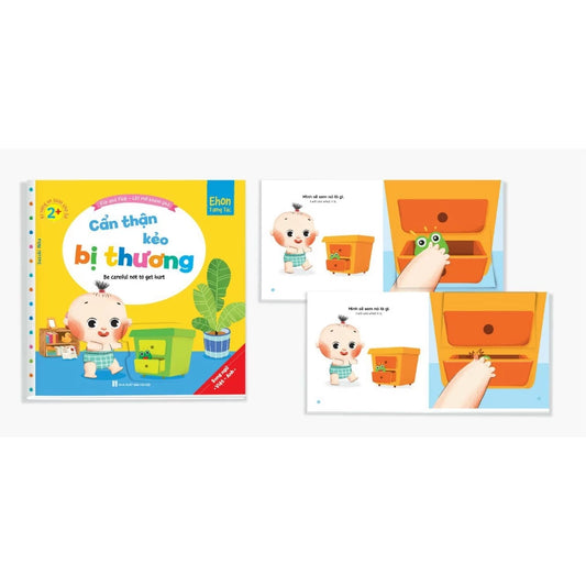 [Pre-order] Bộ 10Q Ehon Tương Tác Lật Mở – Kỹ Năng An Toàn Cho Bé (Song Ngữ Việt – Anh)
