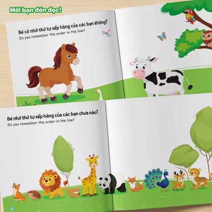 [Pre-order] Ehon 8Q Hỏi Đáp Cùng Bé - Song Ngữ Anh Việt (0-3 Tuổi)