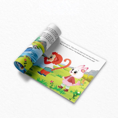 Combo 10Q Ehon Kỹ Năng Sống - Ươm Mầm Tính Cách Tốt Cho Bé (Song ngữ Việt Anh)