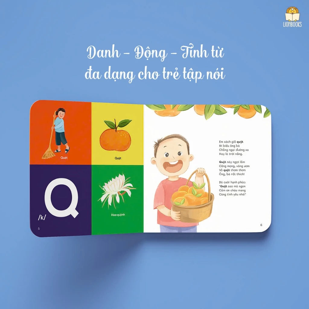 [Pre-order] Combo 3Q Em Bé Bi Bô (Dành cho bé Bật âm, Tập nói, Bi bô bập bẹ)