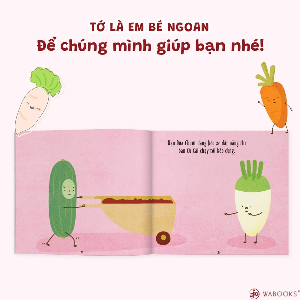 Ehon 4Q Tớ Là Em Bé Ngoan - Phát triển ngôn ngữ cho bé từ 2 tuổi