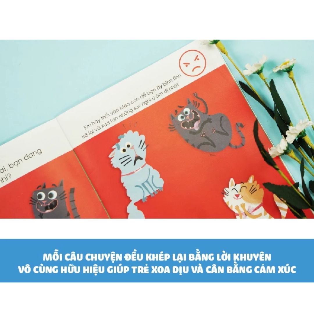 [Pre-order] Sách EQ - IQ giúp trẻ làm chủ cảm xúc - Truyện tranh minh họa giáo dục cho trẻ từ 3 - 9 tuổi (Bộ 5 Tập)