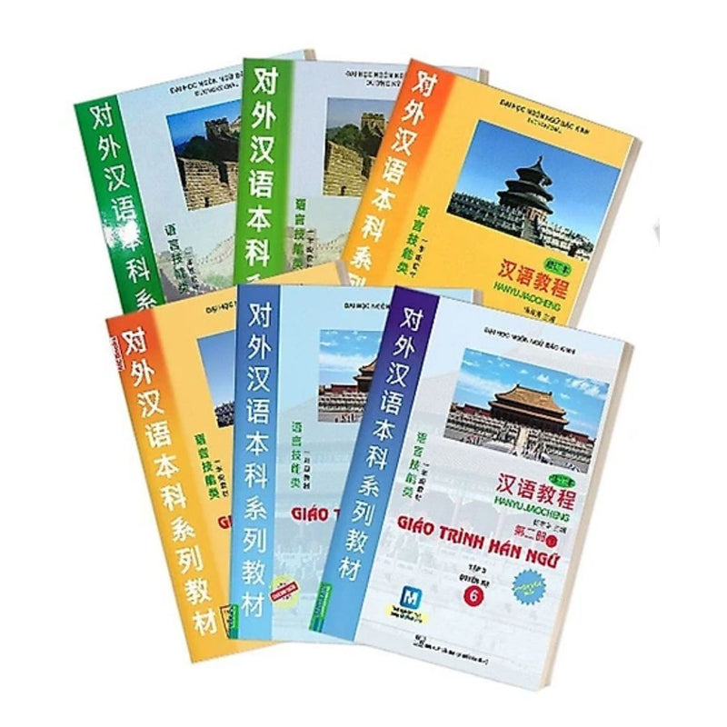Combo Trọn Bộ 6 Cuốn Giáo Trình Hán Ngữ HSK 1 đến HSK 6 tại Tidosa