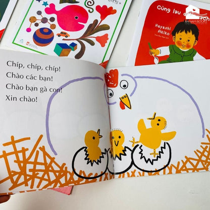 [Pre-order] Bộ 6 Cuốn Ehon Nhật Bản Giờ Chơi Của Bé (0-3 Tuổi)