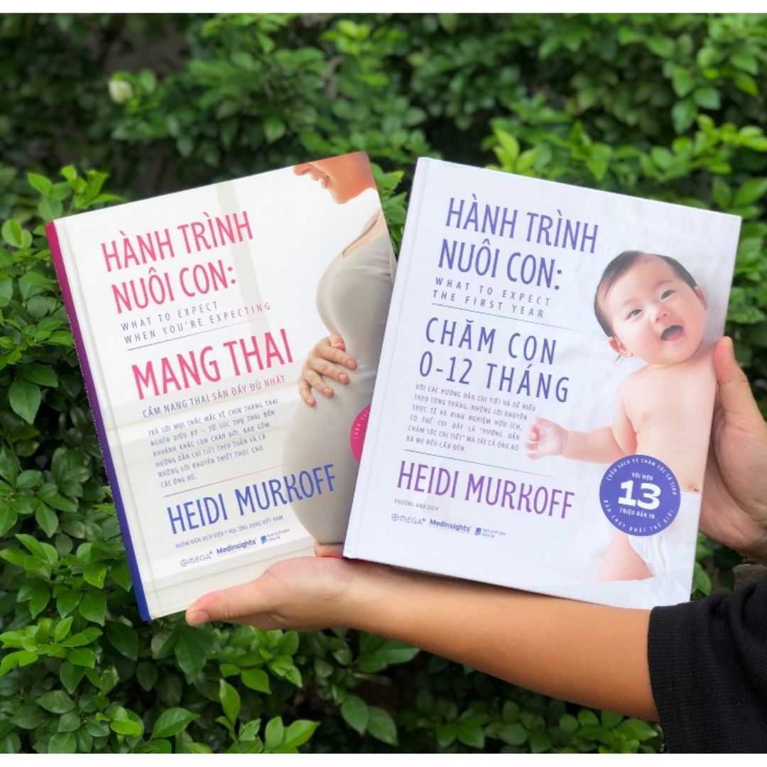 [Pre-order] Combo 2Q Hành Trình Nuôi Con: Mang Thai + Chăm Con: 0-12 tháng (bìa cứng)