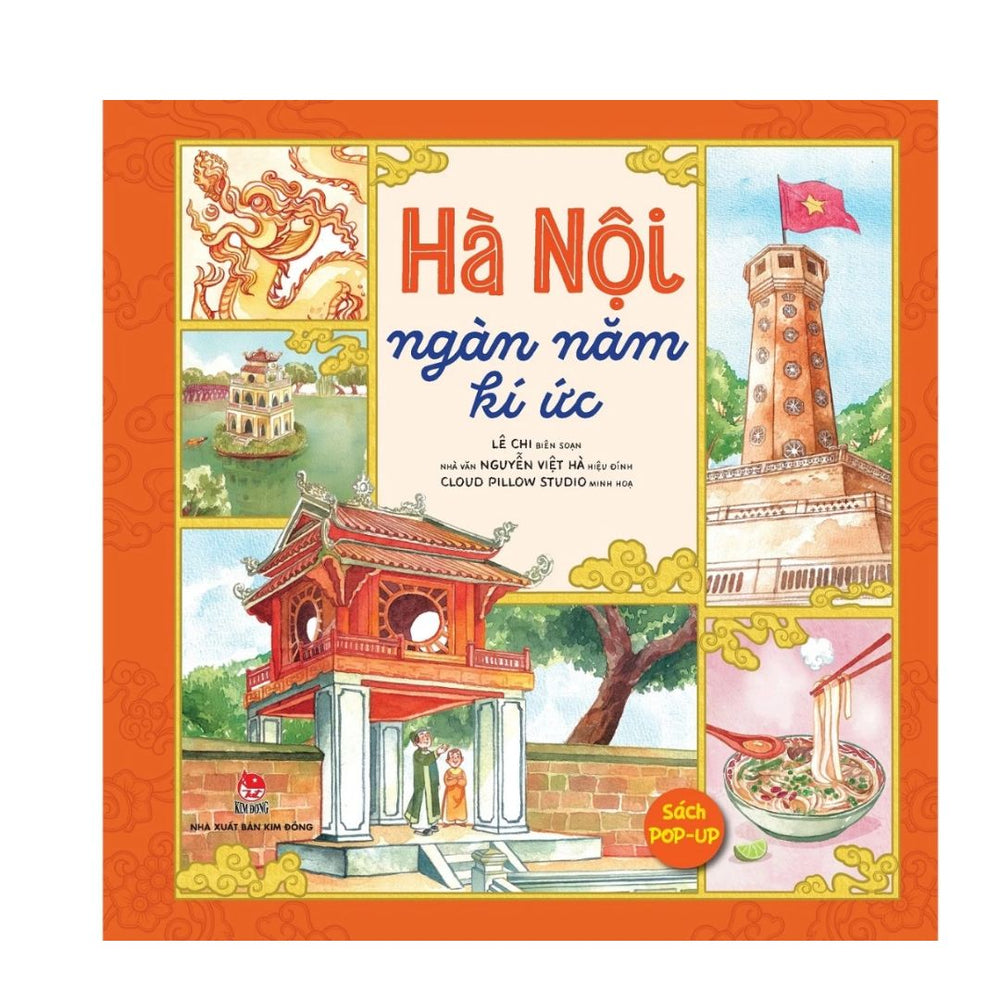 [Pre-order] Hà Nội Ngàn Năm Kí Ức (Sách Pop Up 3D - Bìa Cứng)