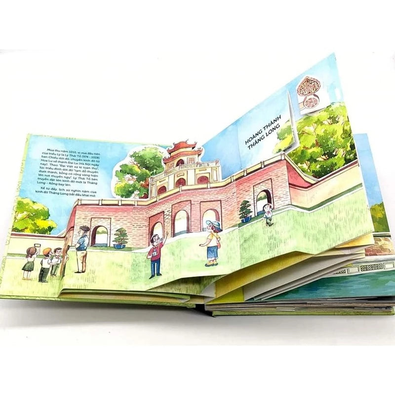 [Pre-order] Hà Nội Ngàn Năm Kí Ức (Sách Pop Up 3D - Bìa Cứng)