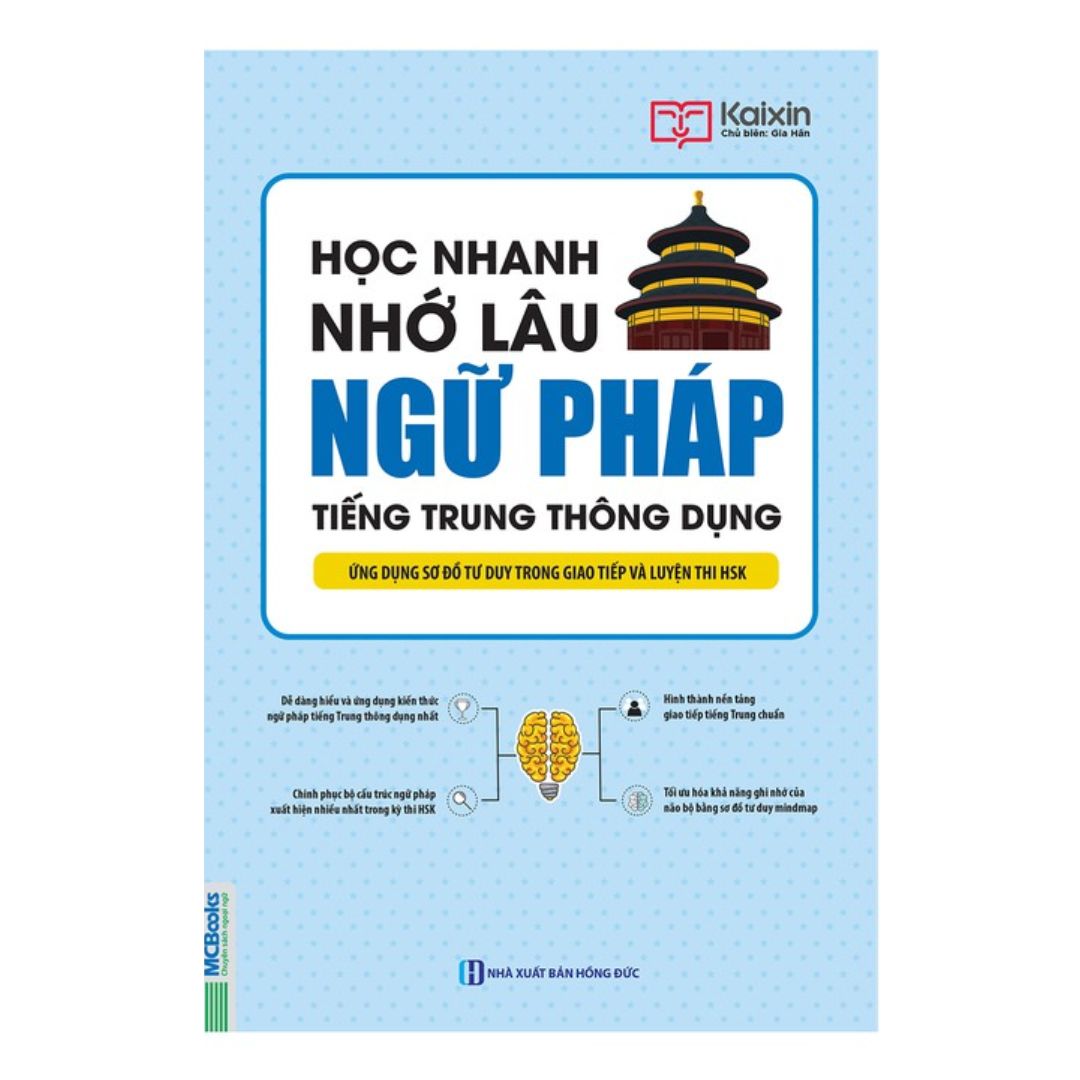 [Pre-order] Học Nhanh Nhớ Lâu Ngữ Pháp Tiếng Trung Thông Dụng