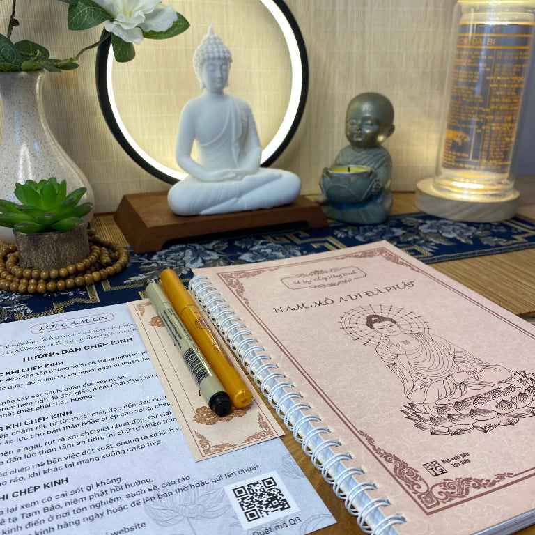 [Pre-order] Sổ tay chép Hồng Danh chữ mờ