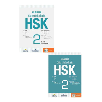 [Pre-order] Combo Sách Giáo Trình Chuẩn HSK 2  (Bộ 2 Cuốn Sách Bài Học Và Bài Tập)