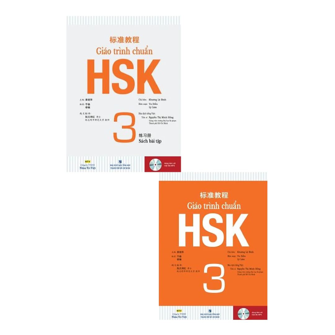 [Pre-order] Combo Sách Giáo Trình Chuẩn HSK 3  (Bộ 2 Cuốn Sách Bài Học Và Bài Tập)