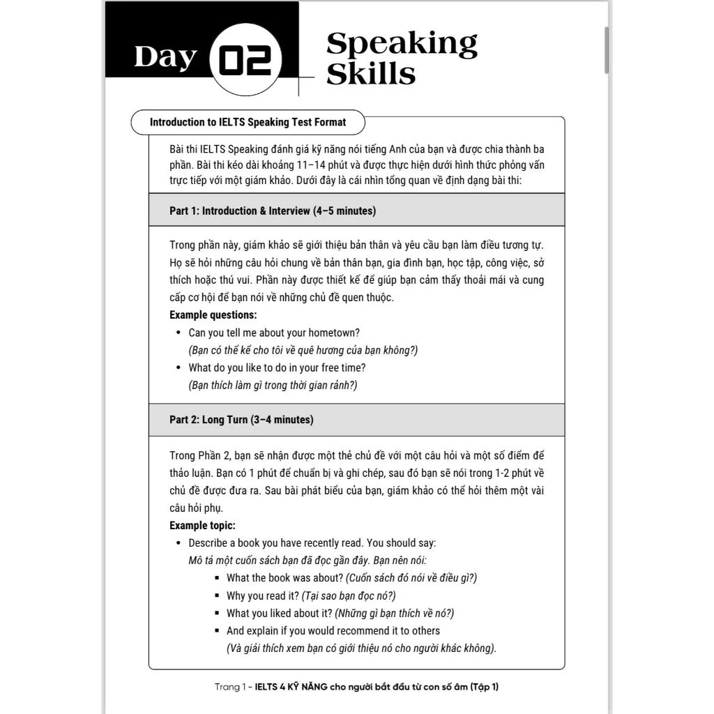 [Pre-order] Bộ 2 Tập IELTS 4 Kỹ Năng - Lộ Trình Cho Người Mới Bắt Đầu Đến Band 5.0