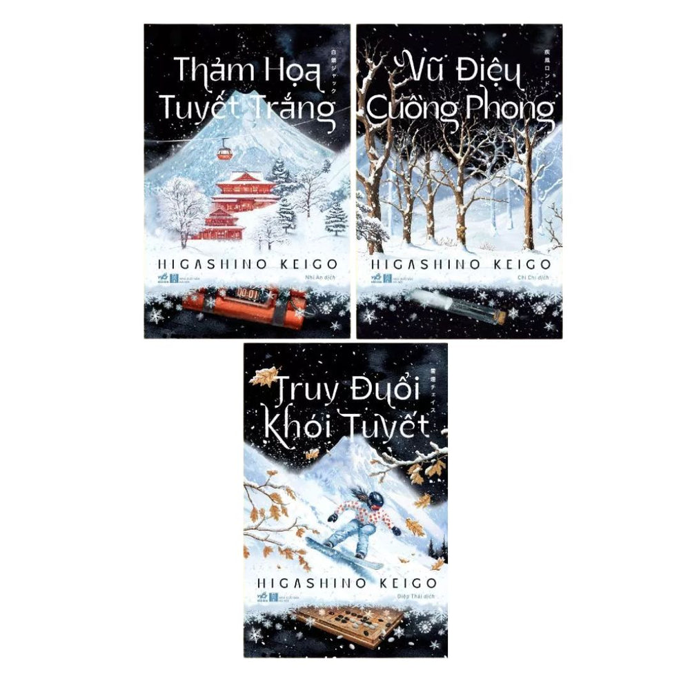 [Pre-order] Truy đuổi khói tuyết + Vũ điệu cuồng phong + Thảm họa tuyết trắng (Combo & Lẻ)