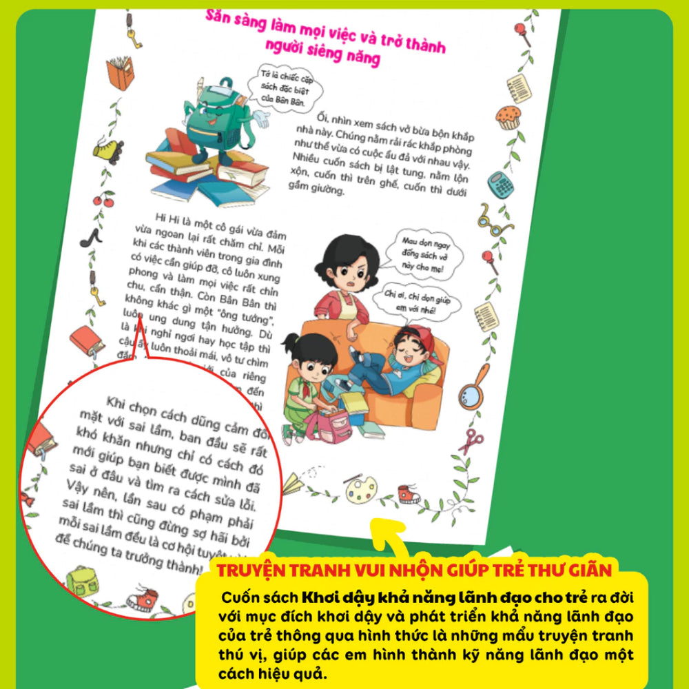 [Pre-order] Khơi Dậy Khả Năng Lãnh Đạo Cho Trẻ - Bồi Dưỡng Khả Năng Diễn Đạt Và Giao Tiếp